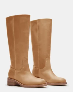 Riggs Banana Leather Wide Calf