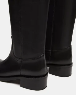 Riggs Black Leather