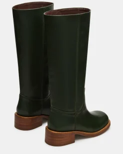 Riggs Dark Green Leather