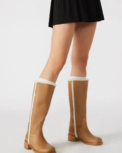 Riggs Faux Fur Banana Leather