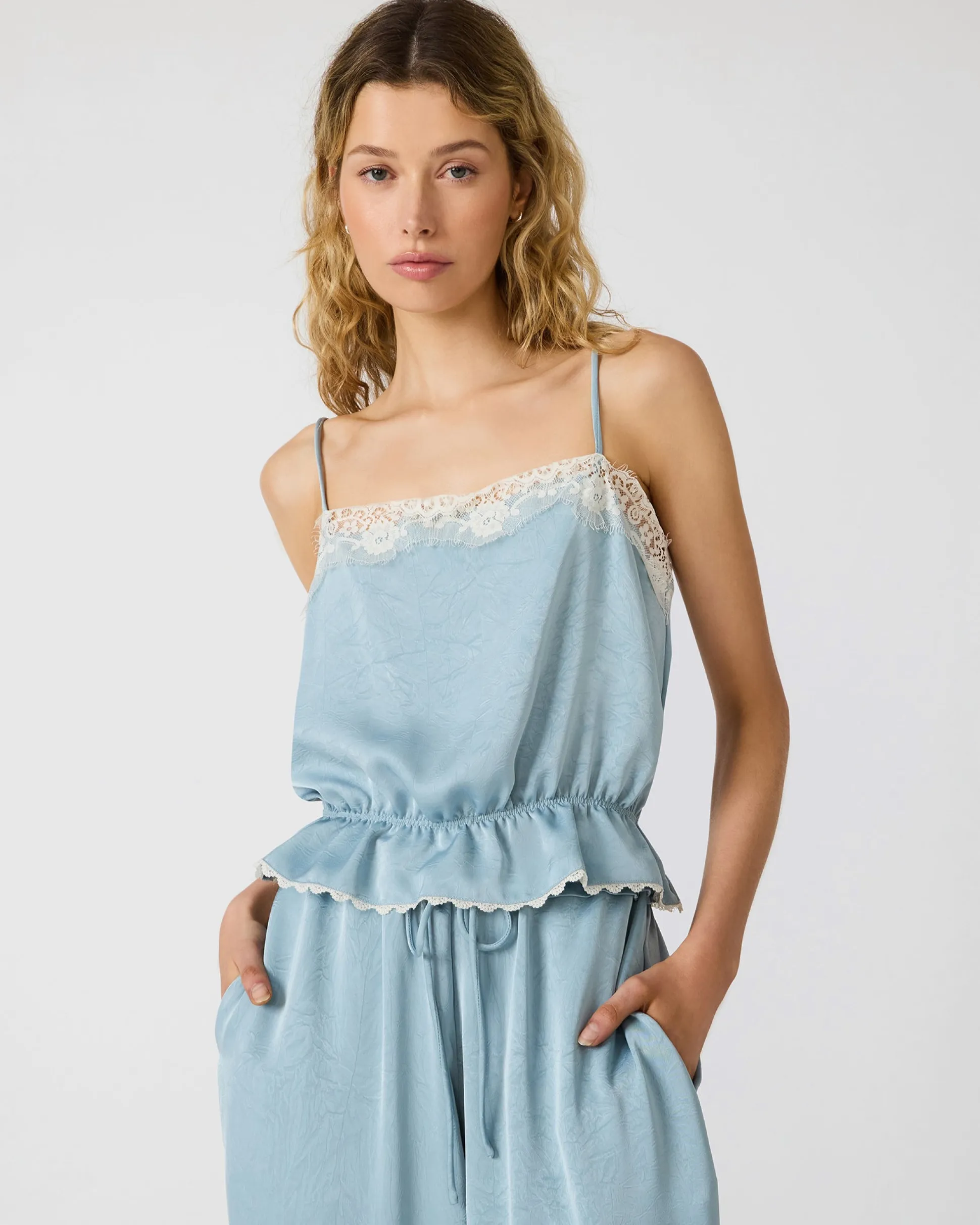 Roan Top Dusty Blue