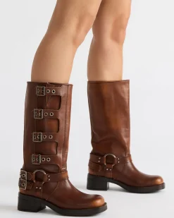 Rocky Cognac Distressed