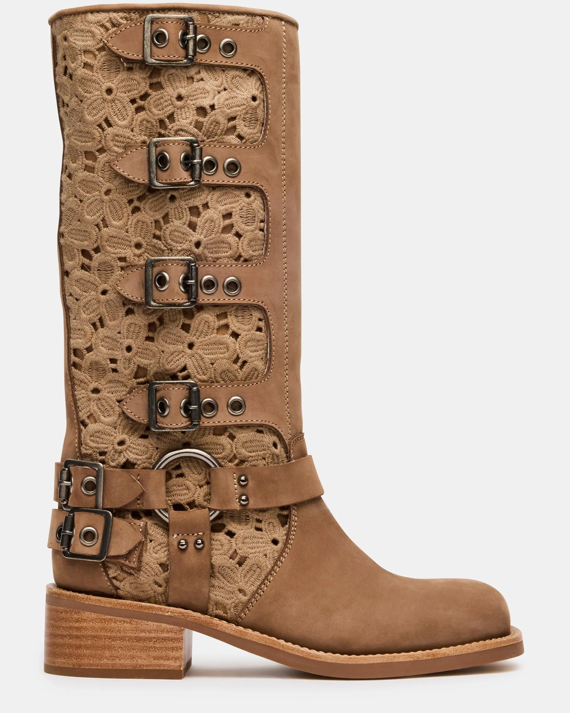 Rocky Floral Tan Nubuck