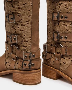 Rocky Floral Tan Nubuck