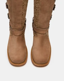 Rocky Floral Tan Nubuck