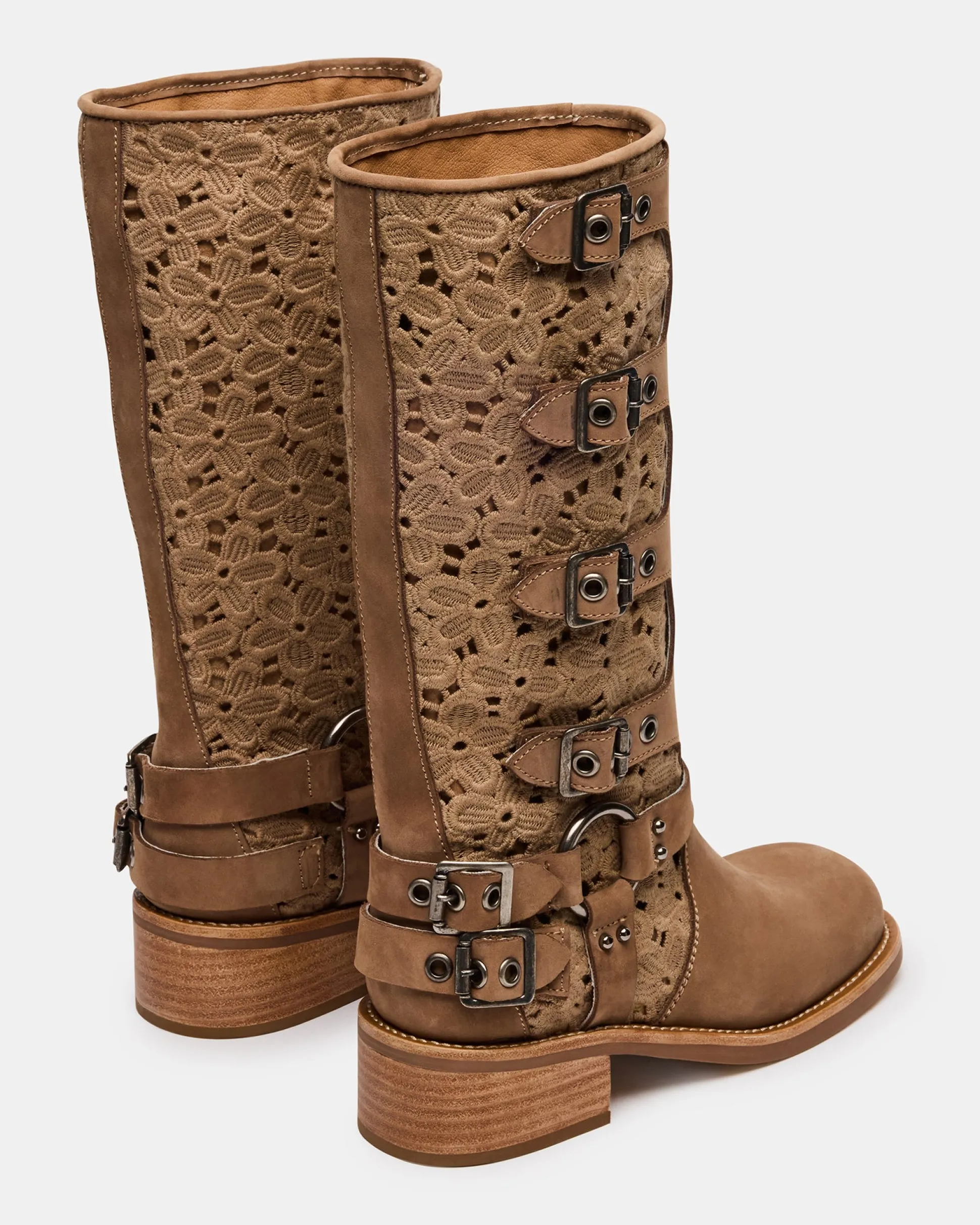 Rocky Floral Tan Nubuck