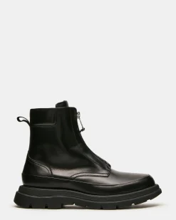 Romario Black Leather