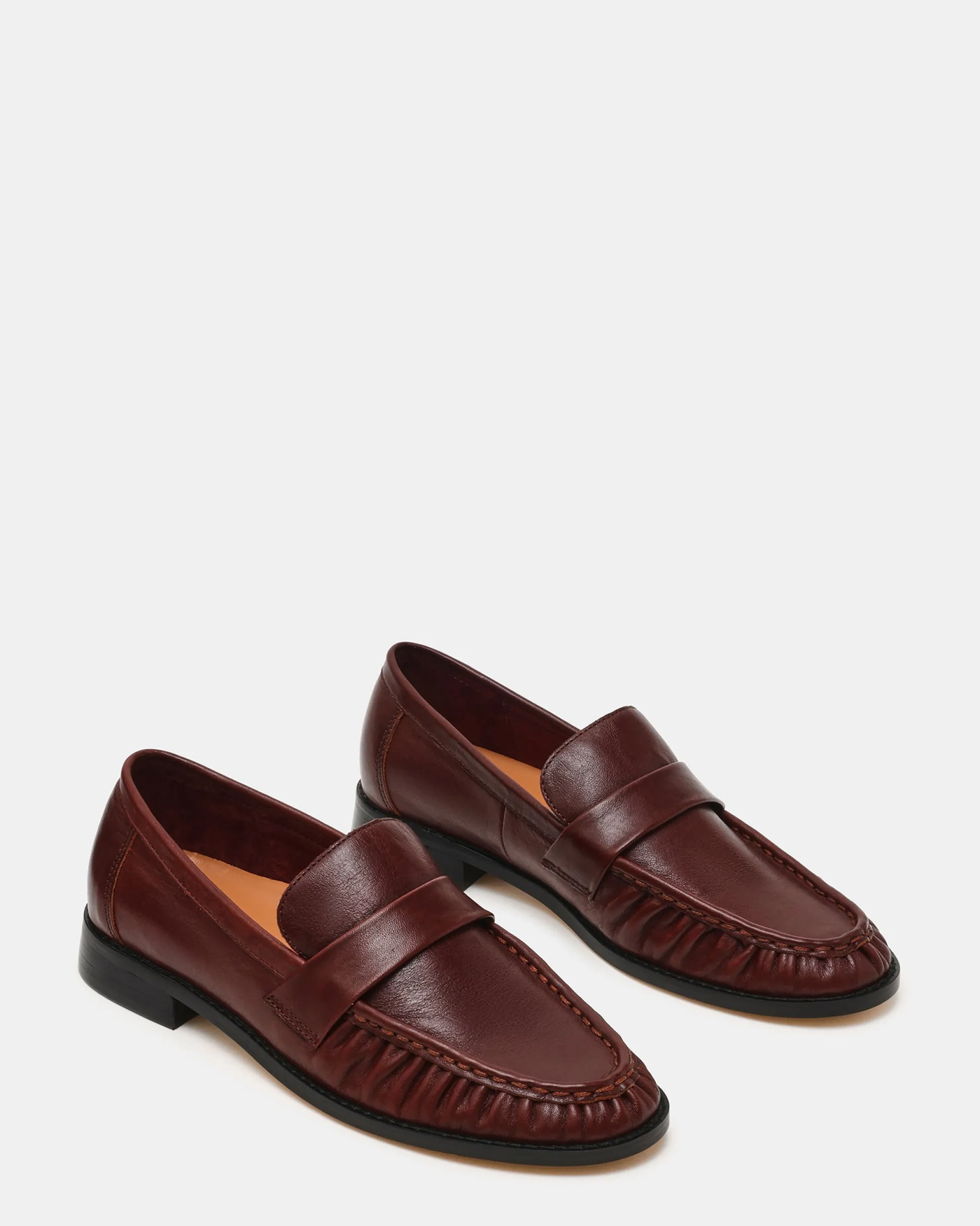 Ronie Mahogany Leather