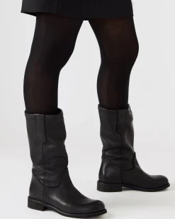 Ruben Black Leather