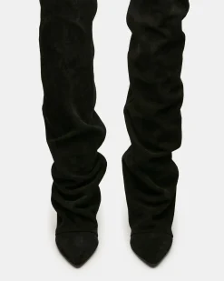 Rue Black Suede