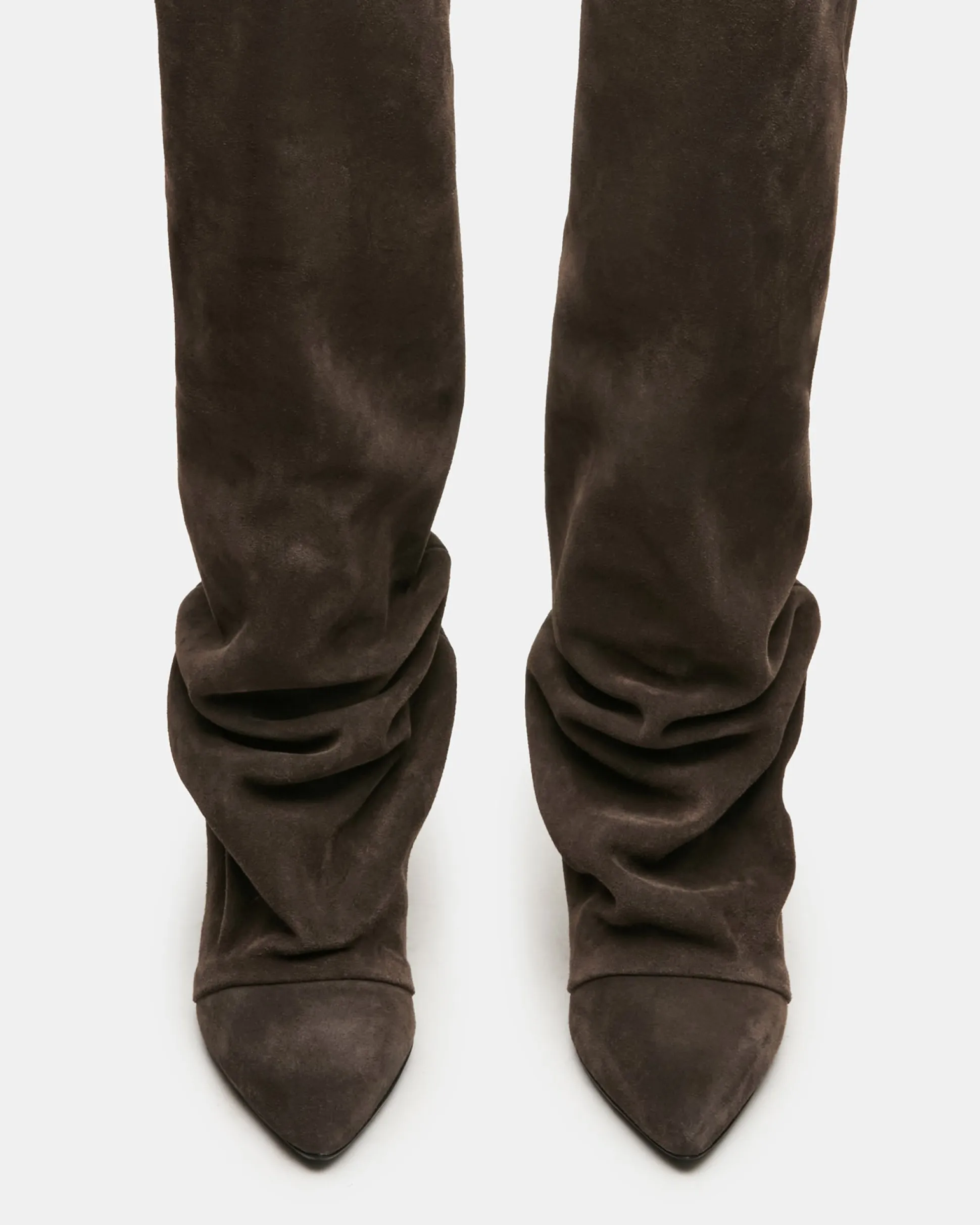 Rue Dark Taupe Suede