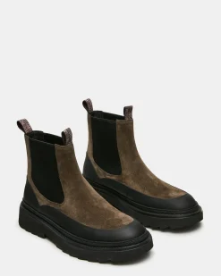Rylan Khaki Suede