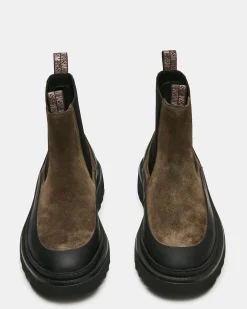 Rylan Khaki Suede