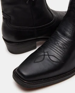 Sanderson Black Leather