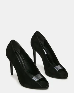 Santino Black Suede