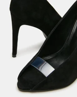 Santino Black Suede