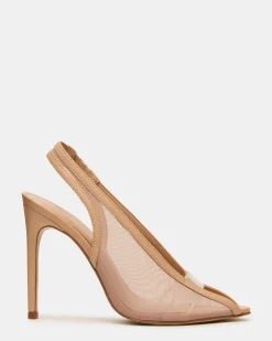 Sasha Natural Leather Mesh