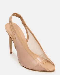 Sasha Natural Leather Mesh