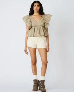 Saskya Top Khaki