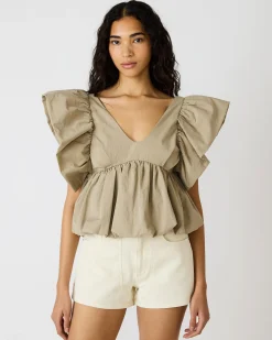 Saskya Top Khaki