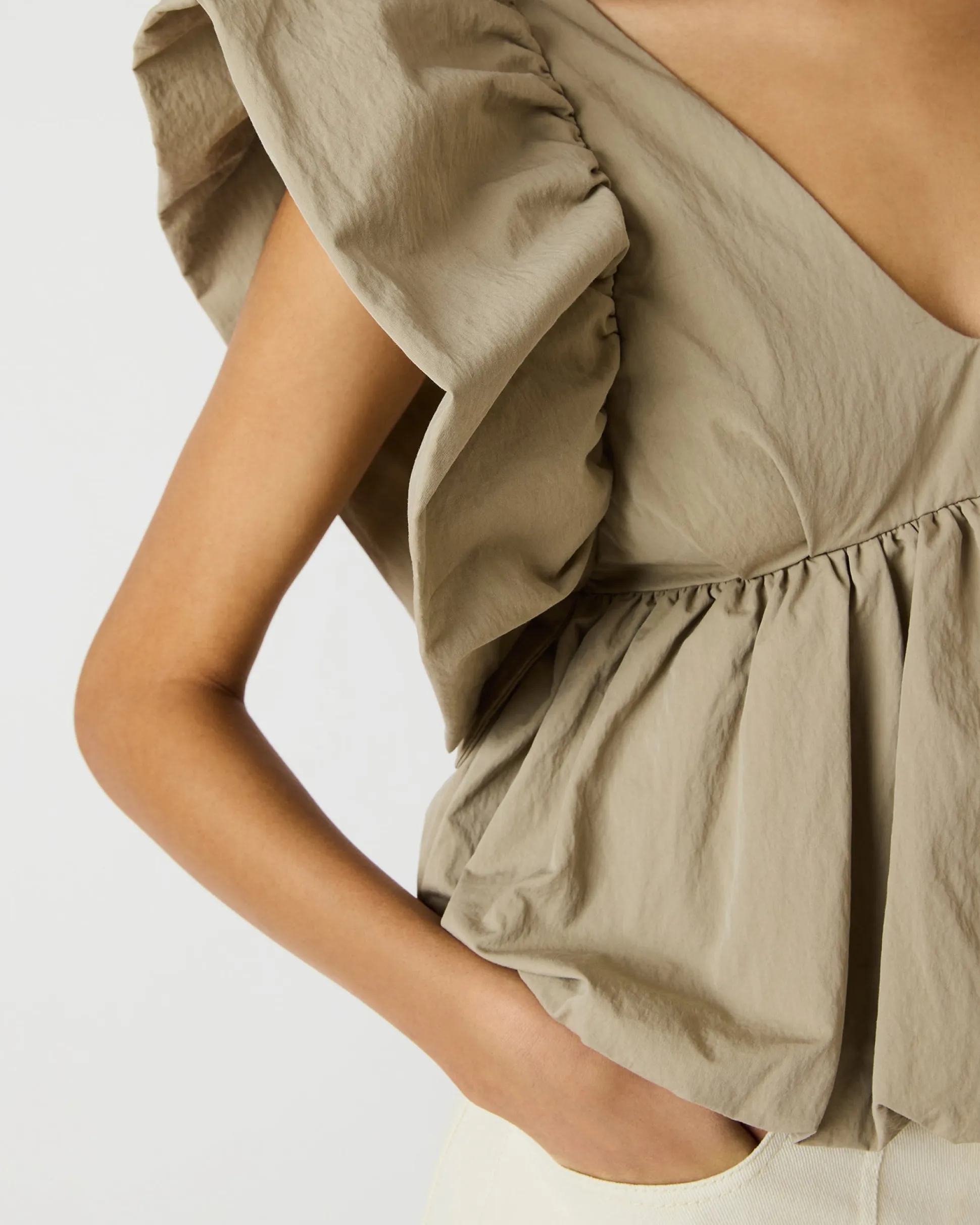 Saskya Top Khaki