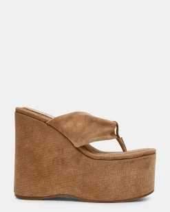 Saucy Taupe Suede