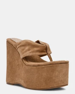Saucy Taupe Suede