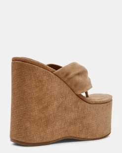 Saucy Taupe Suede