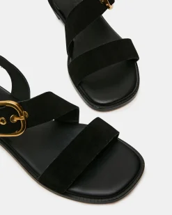 Sayer Black Suede
