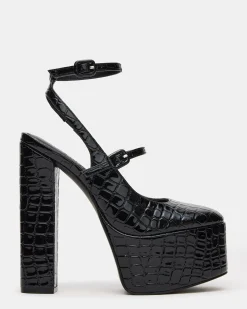 Scotlyn Black Crocodile