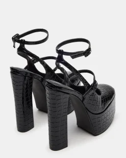 Scotlyn Black Crocodile