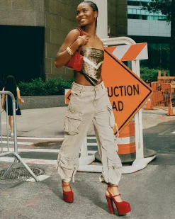 Scotlyn Red Crocodile