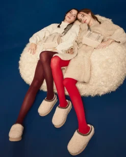 Selena Faux Shearling Natural