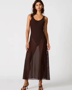 Sharlene Dress Chicory Coffee