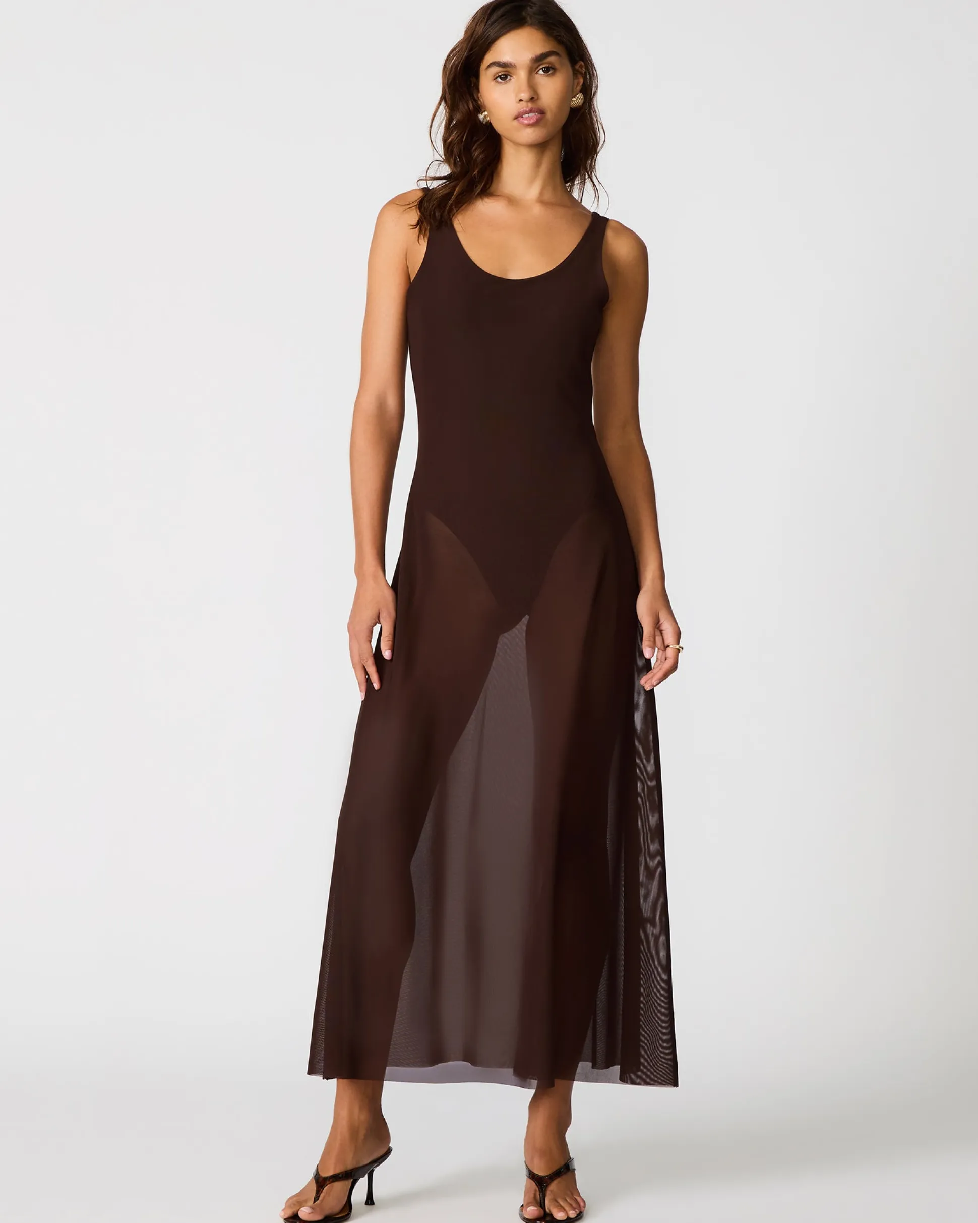 Sharlene Dress Chicory Coffee