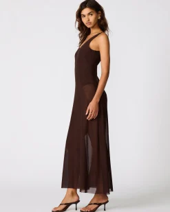 Sharlene Dress Chicory Coffee