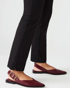Shay Burgundy Leather