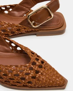 Shay Woven Cognac