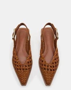 Shay Woven Cognac
