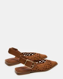 Shay Woven Cognac