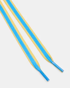 Shoe Laces And Charms Blue/yellow