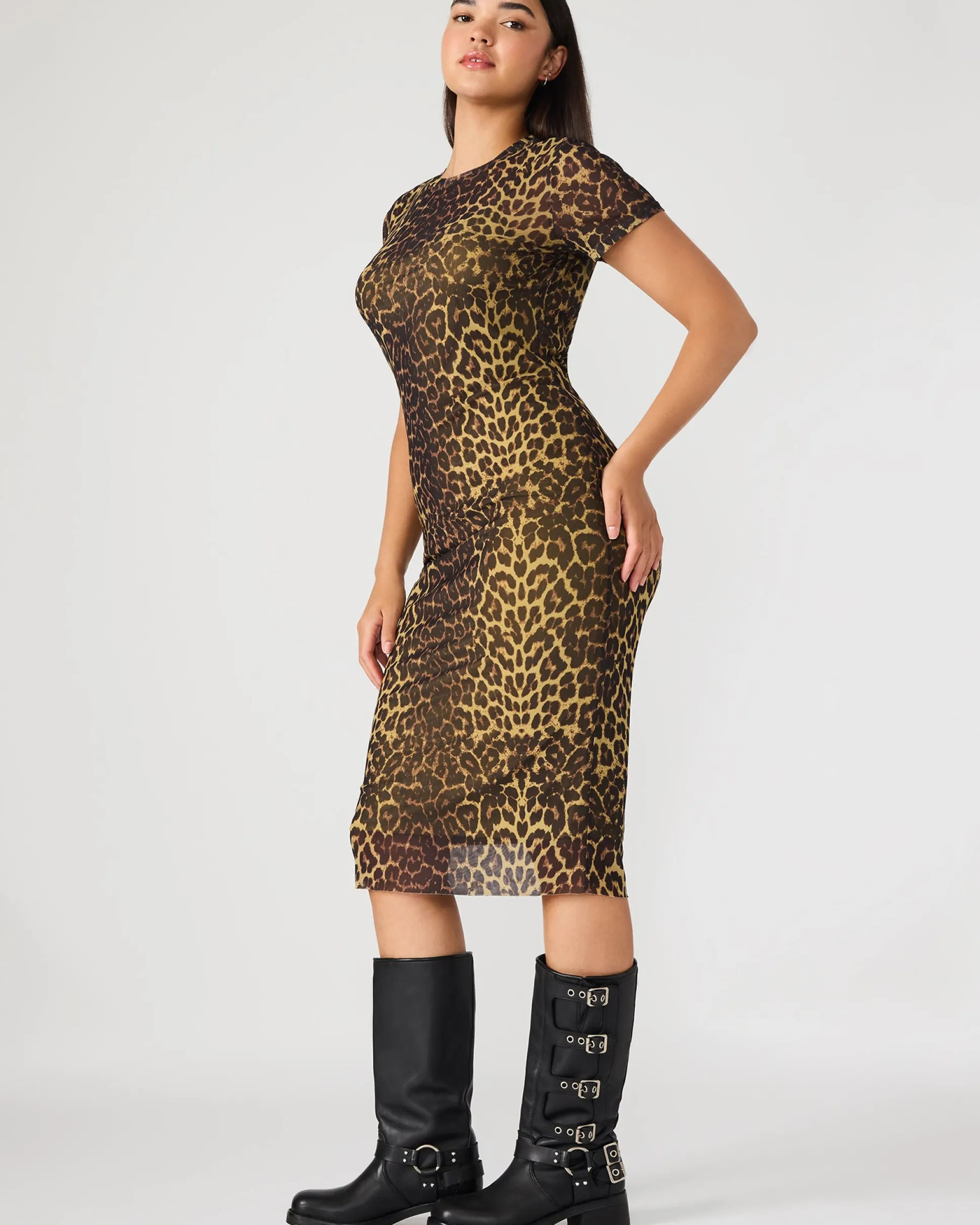 Short Sleeve Hailee Dress Hot Spots Print