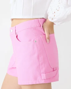 Sienne Canvas Short Pink Taffy