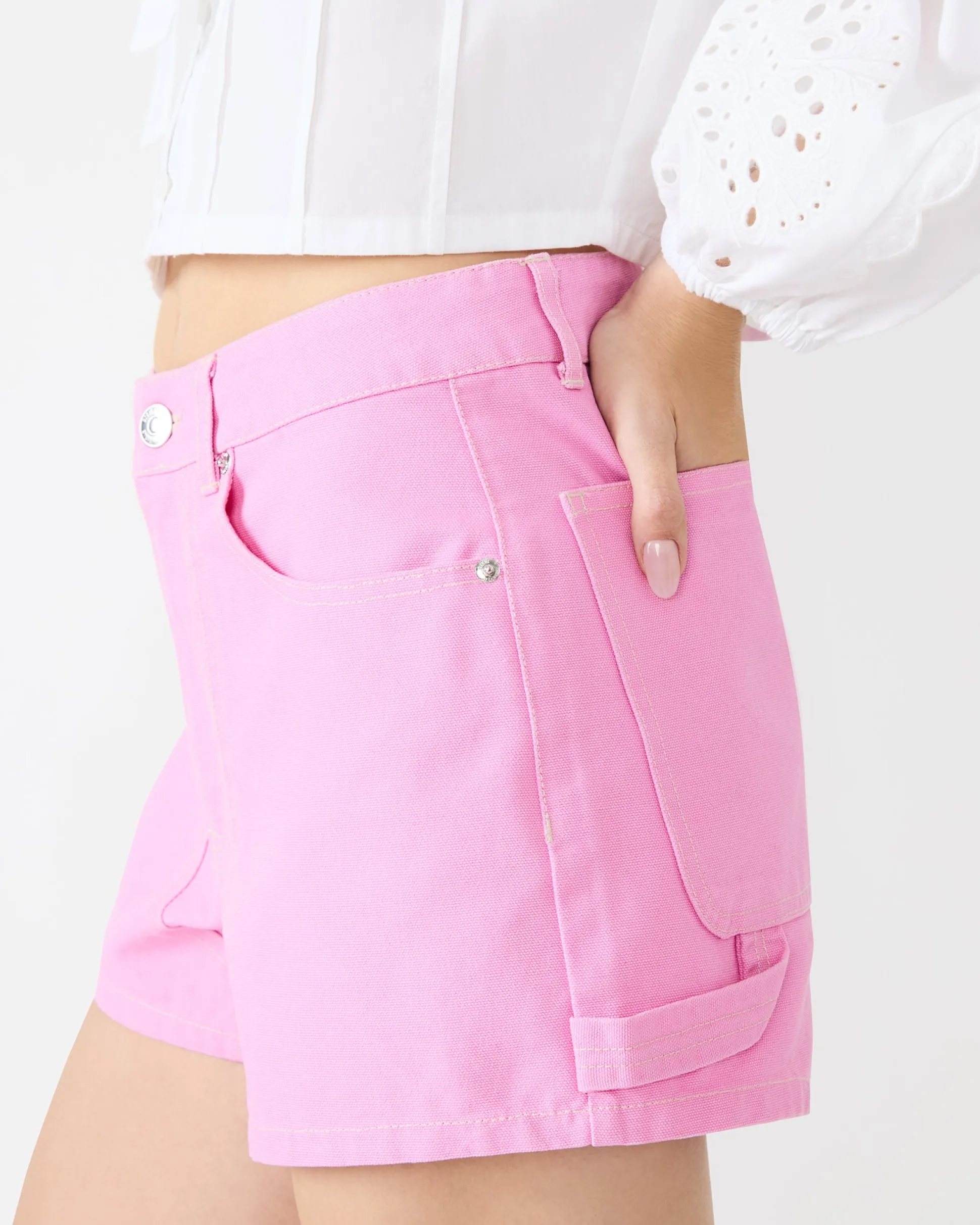 Sienne Canvas Short Pink Taffy