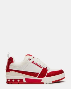 Skater Red/white Rhinestones