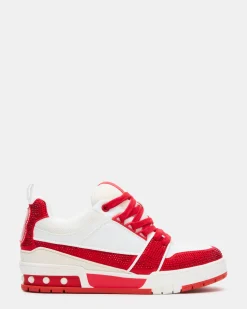 Skater Red/white Rhinestones