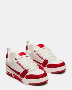 Skater Red/white Rhinestones