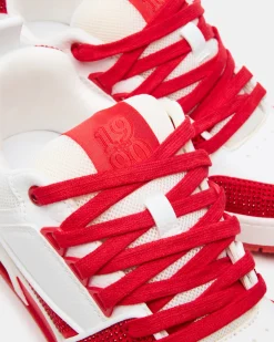 Skater Red/white Rhinestones