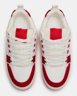 Skater Red/white Rhinestones