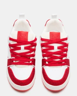 Skater Red/white Rhinestones